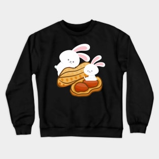 Kacang dua kelinci Crewneck Sweatshirt